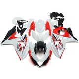 0400 Fairing Suzuki Gsxr1000 K9 09 10 11 12 13 14 White Light Red